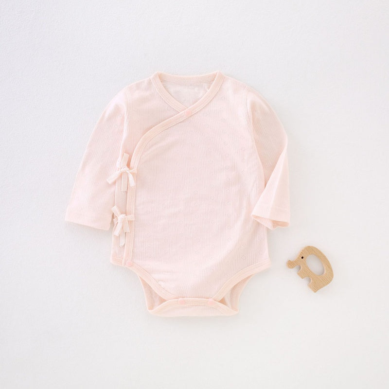 Cotton Long Sleeve Bodysuit - Green