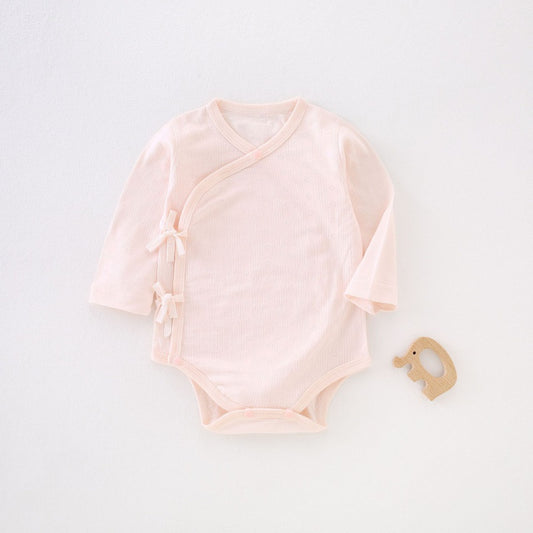 Homothermal Cotton Long Sleeve Bodysuit - White - Organic Cotton Clubs