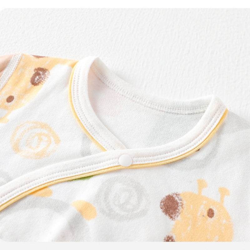 100% Cotton Long Sleeve Bodysuit - Zoo