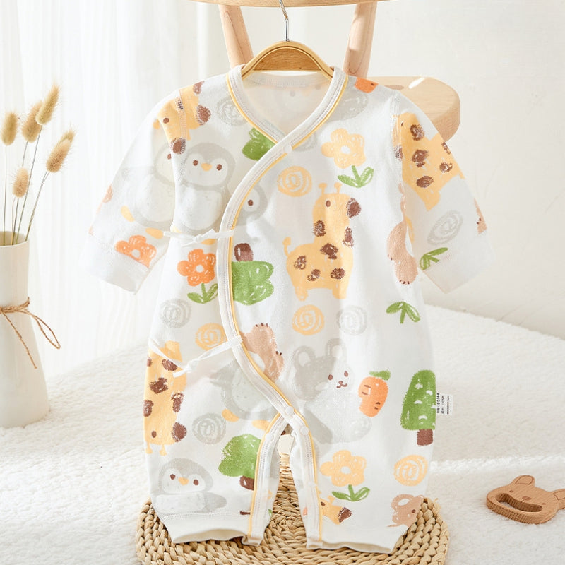 100% Cotton Long Sleeve Romper - Autumn - Organic Cotton Clubs