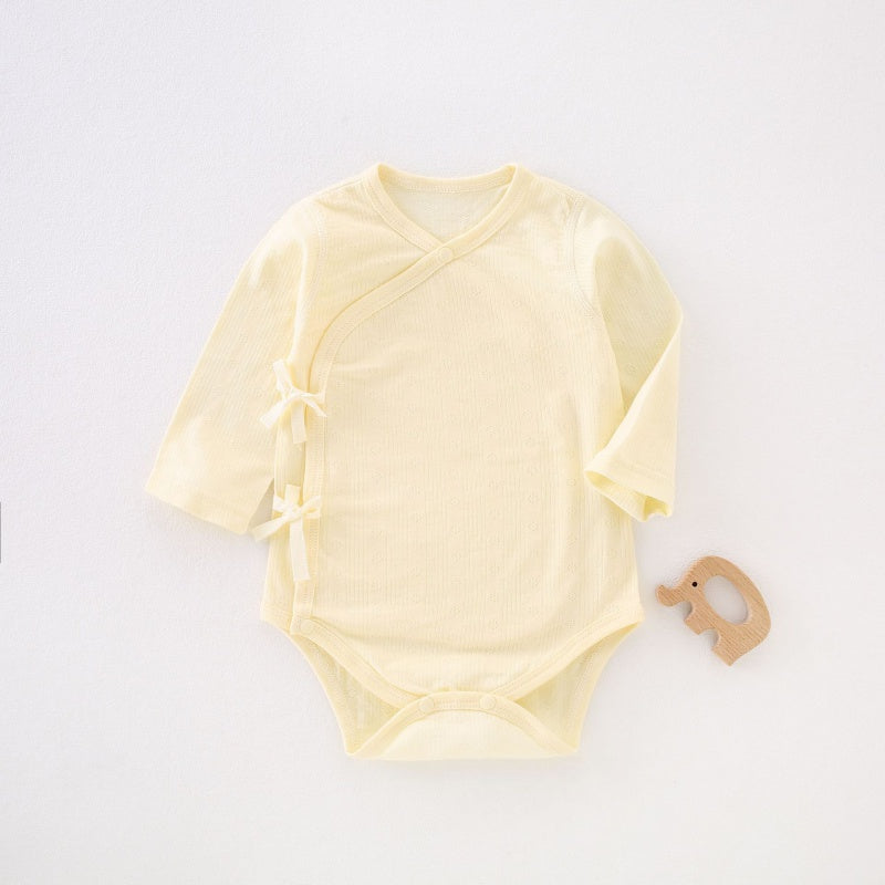 Cotton Long Sleeve Bodysuit - Green