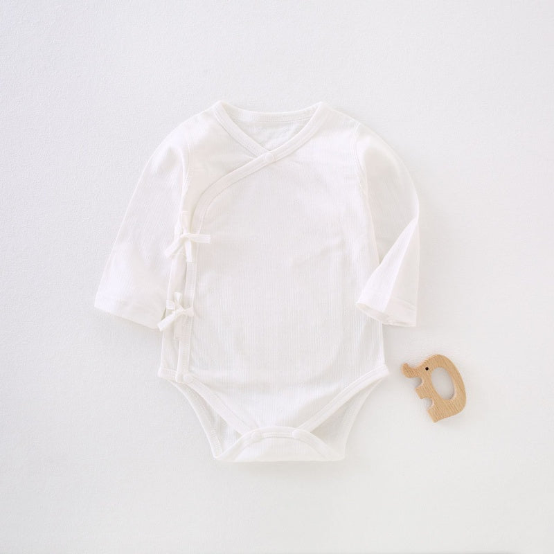 Cotton Long Sleeve Bodysuit - Green