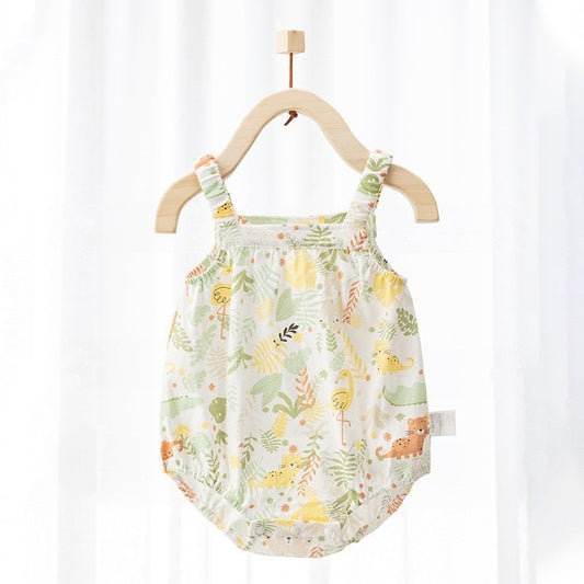 100% Cotton Sleeveless Bodysuit - Zoo