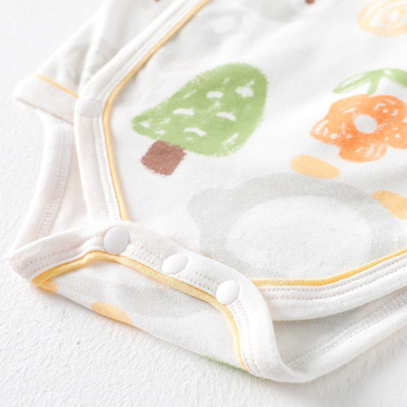 100% Cotton Long Sleeve Bodysuit - Zoo