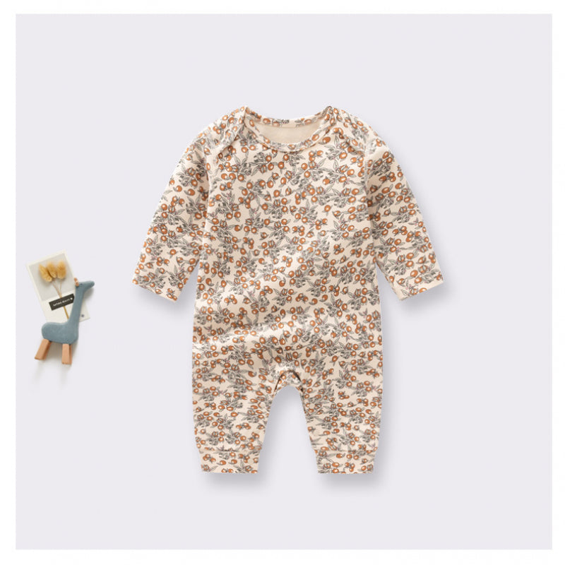 100% Organic Cotton Long Sleeve Romper - Baby Bear