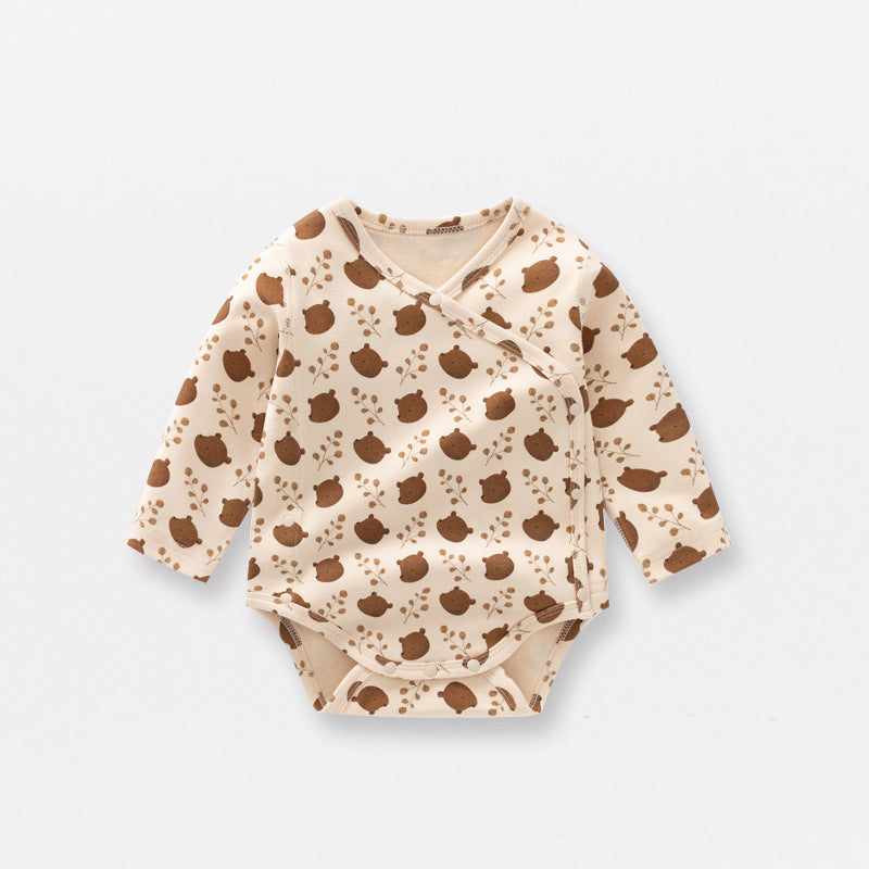 100% Cotton Long Sleeve Bodysuit - Fruits