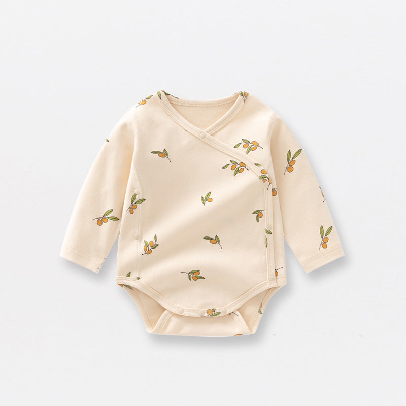 100% Cotton Long Sleeve Bodysuit - Fruits