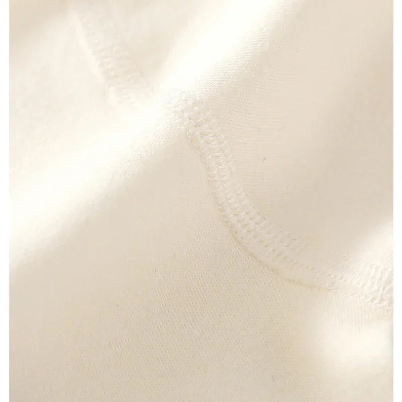 Cotton Long Sleeve Bodysuit with Velcro Closure - Blue Deer - Organic Cotton Clubs