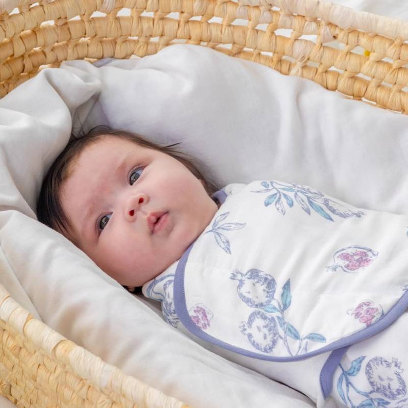 Organic Cotton Muslin Sleep Sack Summer Spring & Summer -  Lemon