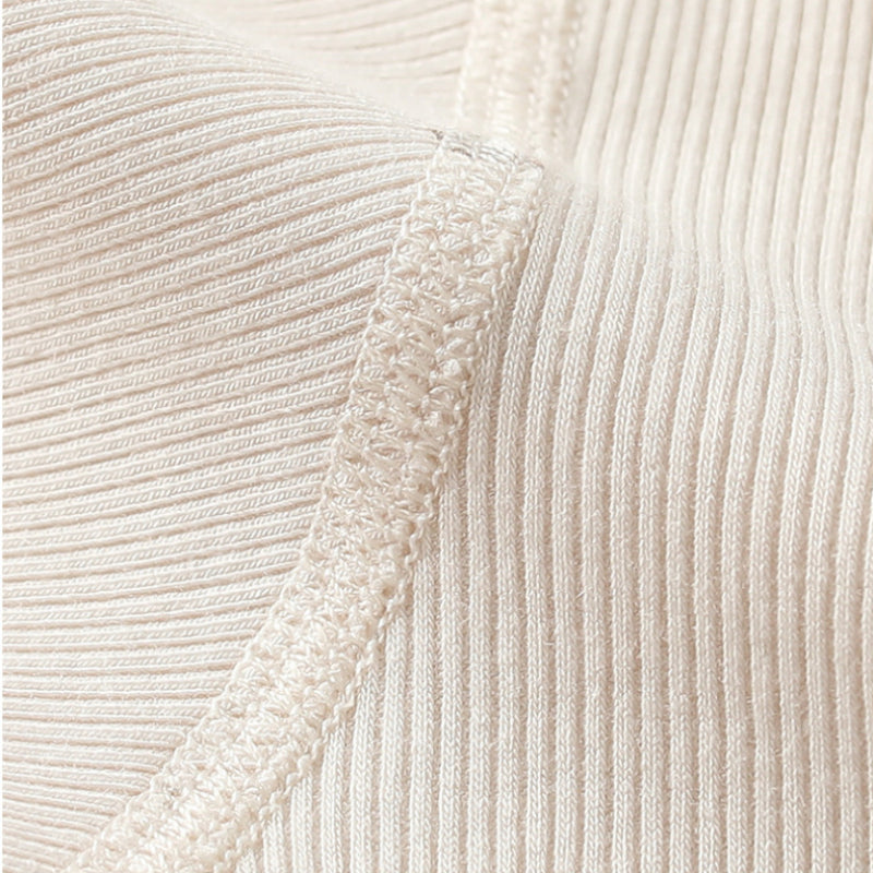 Cotton Long Sleeve Romper - Forest