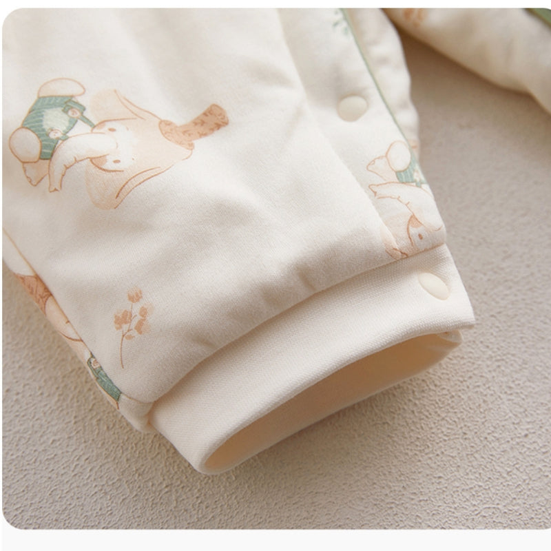 Combinaison matelassée à manches longues, 100 % coton, extra chaude - Cute Dear