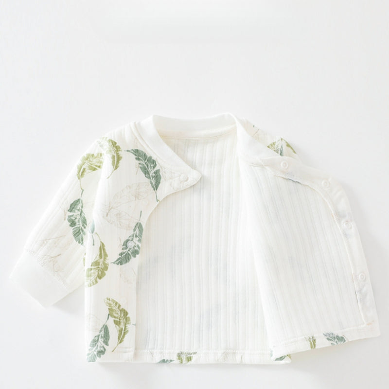 100% Cotton Warm Long Sleeve Long Sleeve Top & Pants Set- Pear - Organic Cotton Clubs