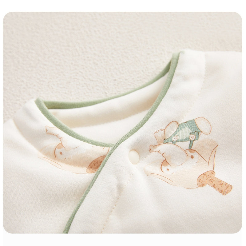 Combinaison matelassée à manches longues, 100 % coton, extra chaude - Cute Dear