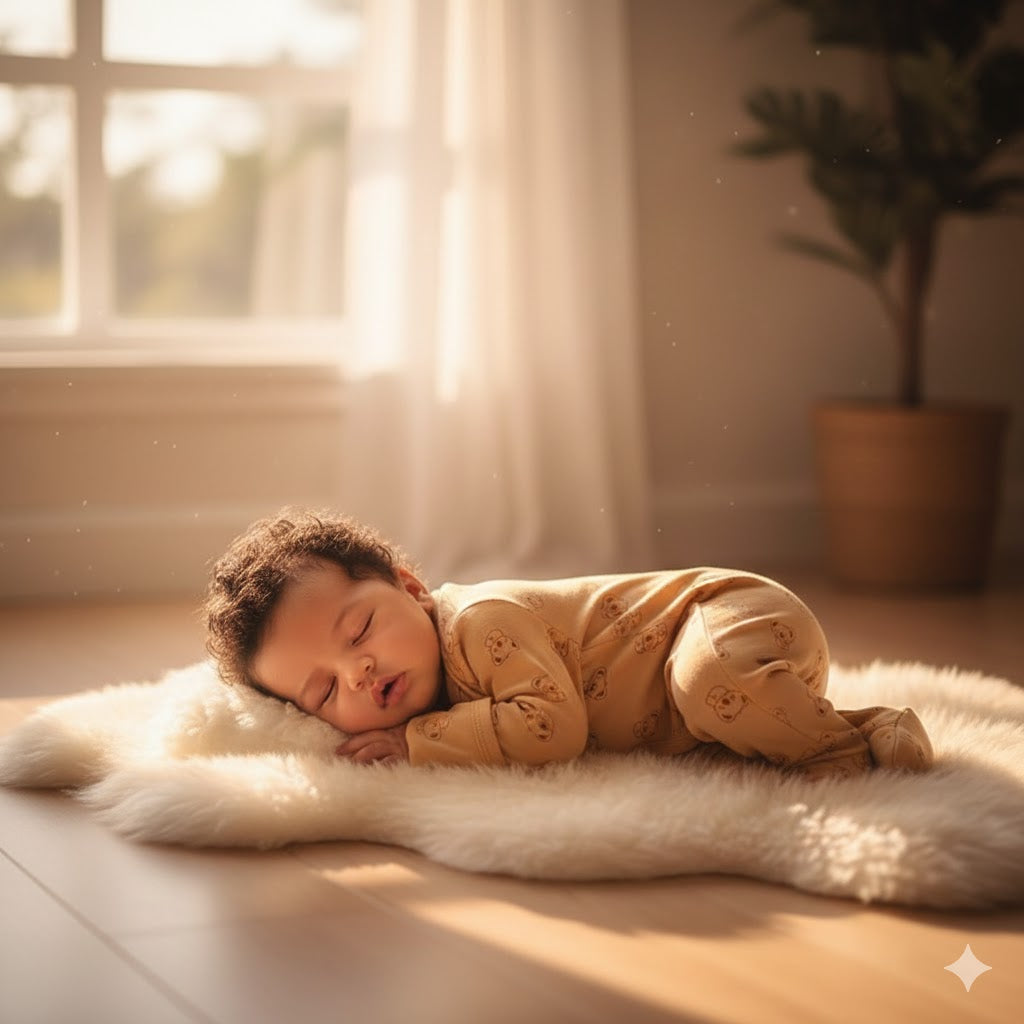 100% Cotton Footed Onesie with Mittens - Koala