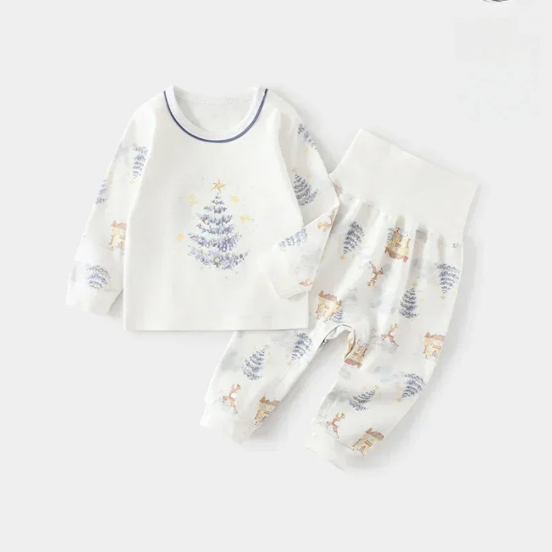 100% Cotton Long Sleeve Top & Pants Set - Yellow Spring - Organic Cotton Clubs