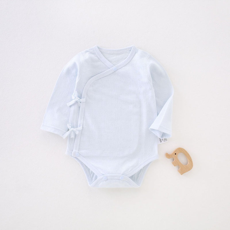 Cotton Long Sleeve Bodysuit - Green