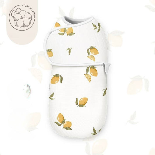 Organic Cotton Muslin Sleep Sack Summer Spring & Summer -  Lemon