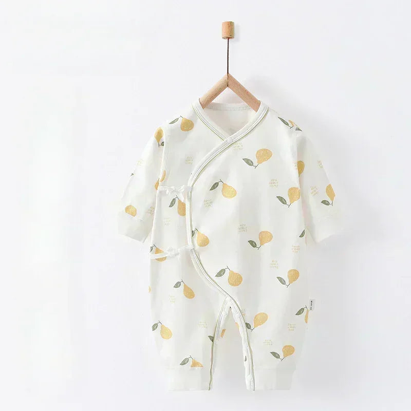 100% Cotton Long Sleeve Romper - Autumn - Organic Cotton Clubs