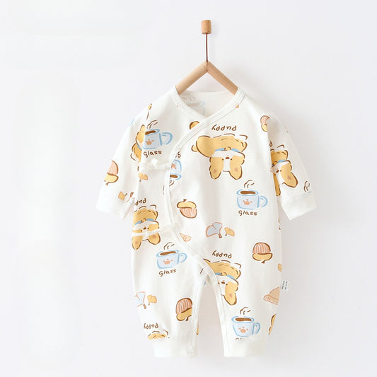 100% Cotton Long Sleeve Romper - Autumn - Organic Cotton Clubs