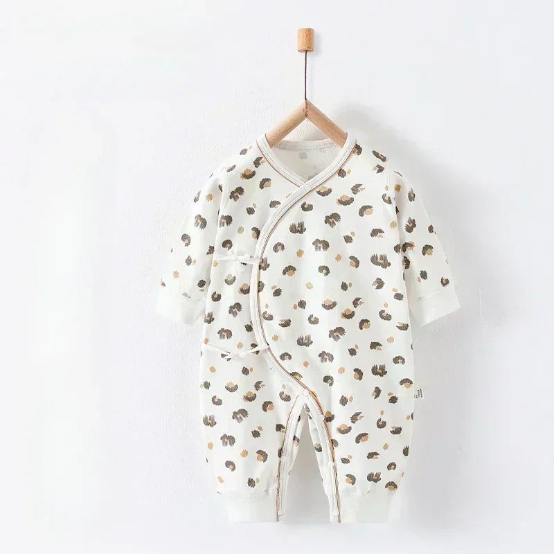 100% Cotton Long Sleeve Romper - Autumn - Organic Cotton Clubs