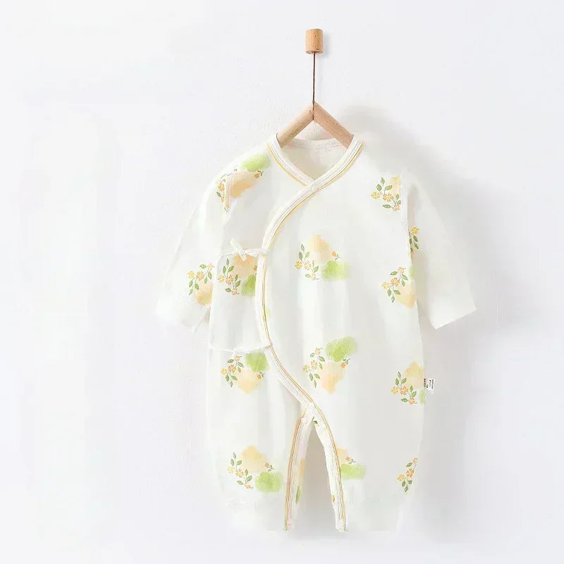 100% Cotton Long Sleeve Romper - Autumn - Organic Cotton Clubs